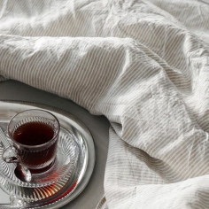 Stripes Linen Duvet Cover 2