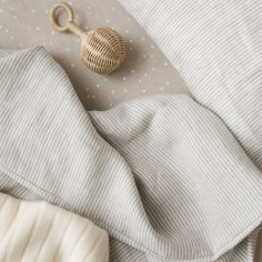 Stripes Linen Baby Duvet Cover 2