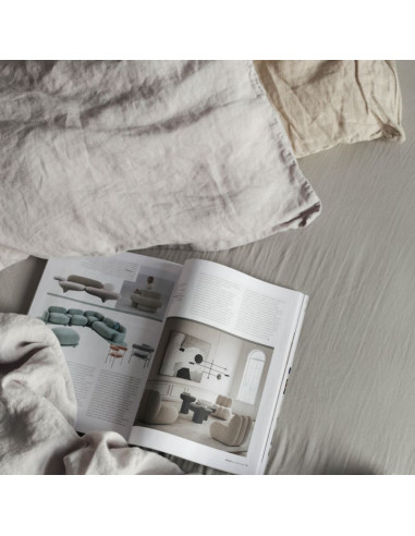 Lanena prevleka za vzglavnik