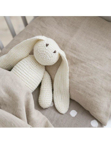 Baby lanena prevleka za vzglavnik Natural linen