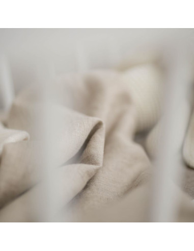 Natural Linen Baby Duvet Cover