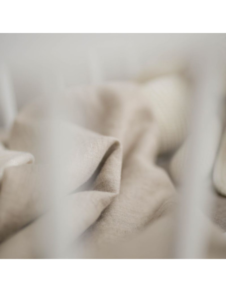 Natural Linen Baby Duvet Cover Natural Linen Baby Duvet Cover