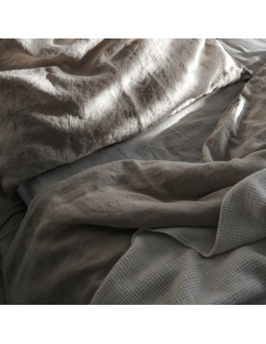 Lanena prevleka za odejo Natural linen