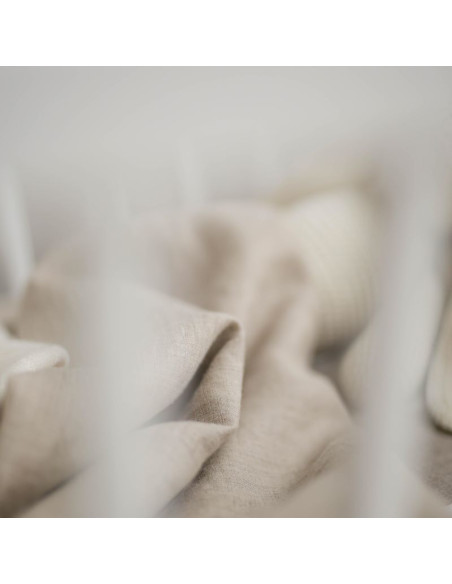 Natural Linen Toddler Duvet Cover