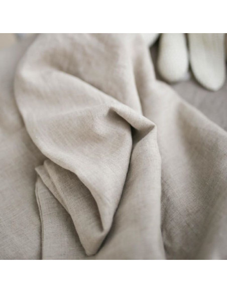 Natural Linen Toddler Duvet Cover
