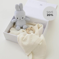 Blue Miffy Popcorn Set in a Gift Box