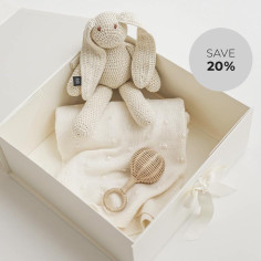 Cream Bunny Set in a Gift Box