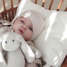 Baby muslin prevleka za vzglavnik White 2