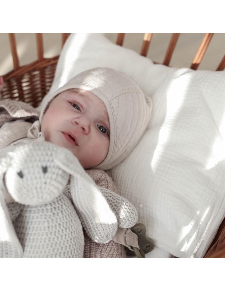 White Muslin Baby Pillowcase