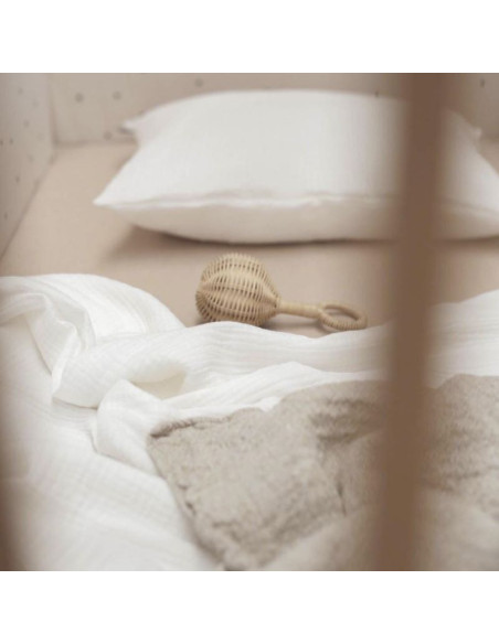 Junior muslin prevleka za vzglavnik White