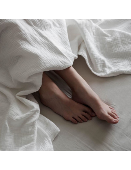 Muslin prevleka za odejo White