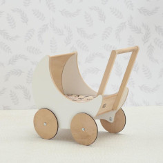 Wooden Doll Pram 2