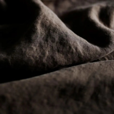 Lanena prevleka za odejo Mocha 2