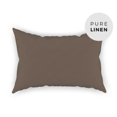 Mocha Linen Pillowcase