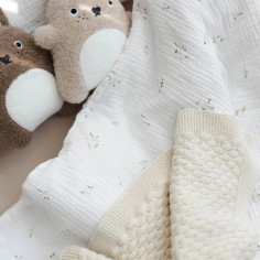 Olive Tree Muslin Toddler Duvet Cover 2