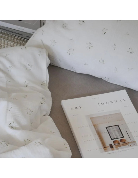 Olive Tree Muslin Pillowcase Olive Tree Muslin Pillowcase