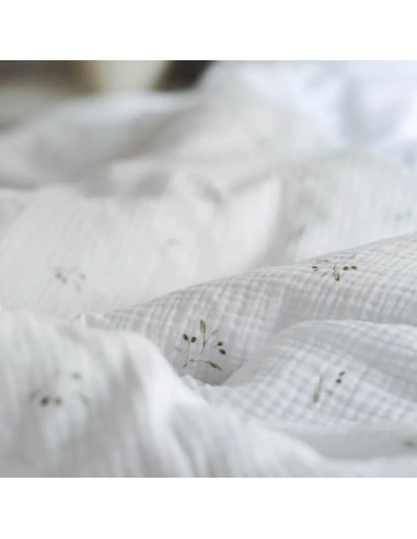 Muslin prevleka za odejo Olive tree