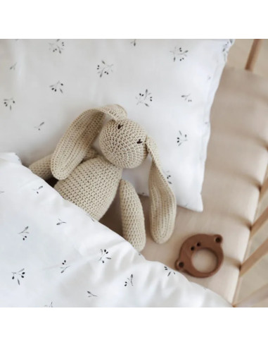 Black Olive Tree Cotton Baby Pillowcase