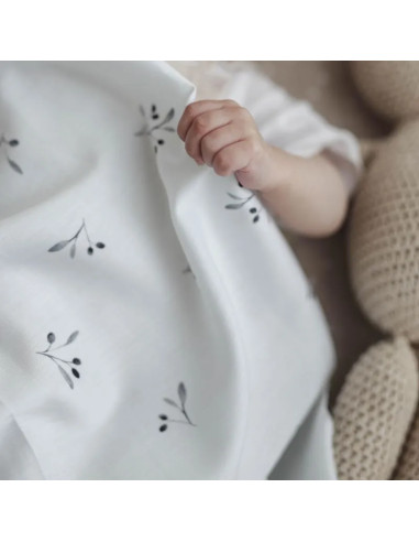 Black Olive Tree Cotton Baby Duvet Cover