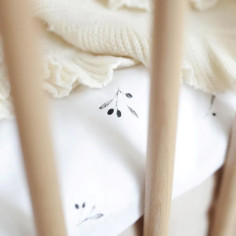 Black Olive Tree Cotton Toddler Duvet Cover 2