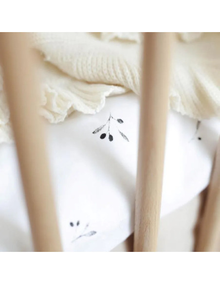 Junior bombažna prevleka za odejo Black olive tree