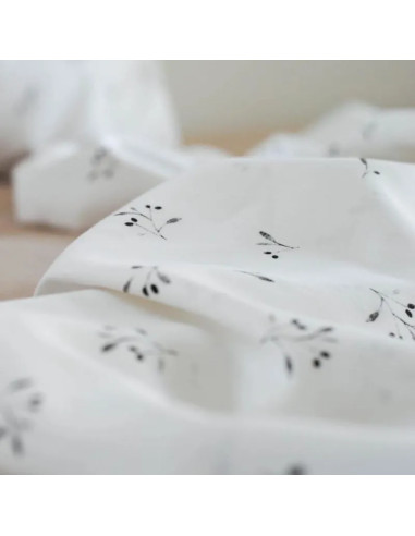 Bombažna prevleka za odejo Black olive tree