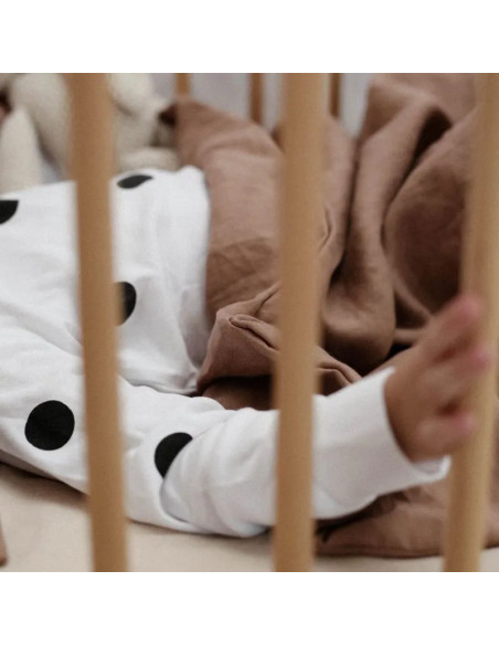 Truffle Linen Toddler Duvet Cover