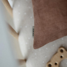 Truffle Linen Baby Pillowcase 2