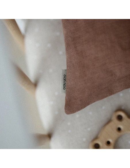 Truffle Linen Baby Pillowcase Truffle Linen Baby Pillowcase