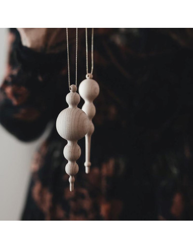 WOODEN ORNAMENT - ICICLE