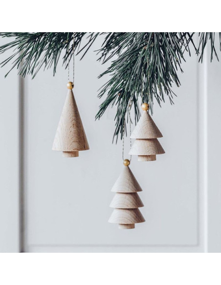 WOODEN ORNAMENT - Tree