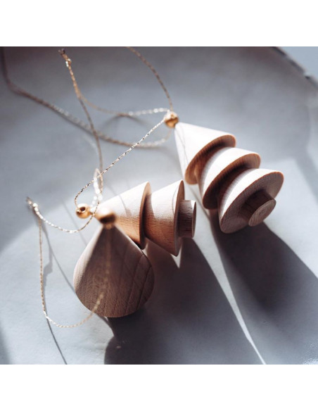 WOODEN ORNAMENT - Tree