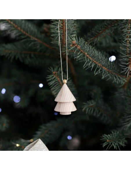 WOODEN ORNAMENT - Tree