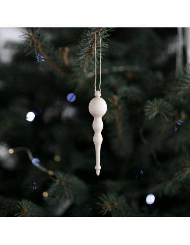 WOODEN ORNAMENT - ICICLE