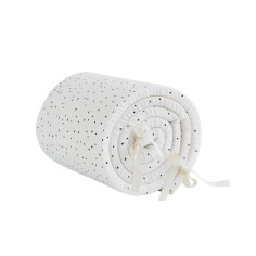 Baby Bumper Black Confetti