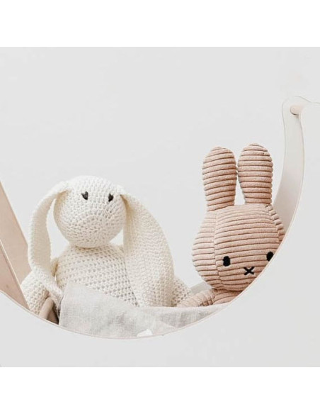 Miffy zajček iz žameta v bež barvi