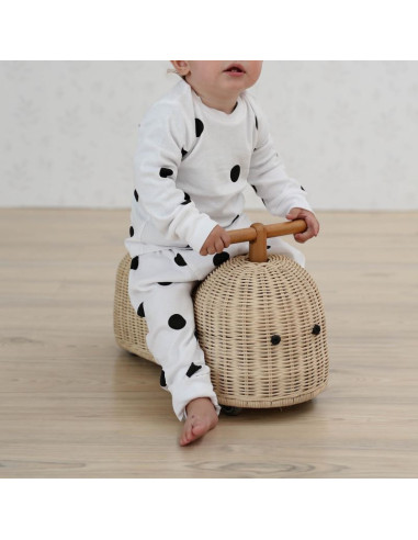 Ride On Kids Toy Rattan Rider