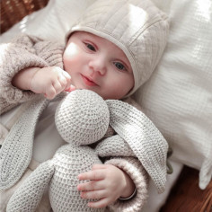 Crochet Bunny - Silver 2