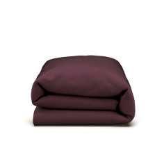 Lanena prevleka za odejo Dark ruby