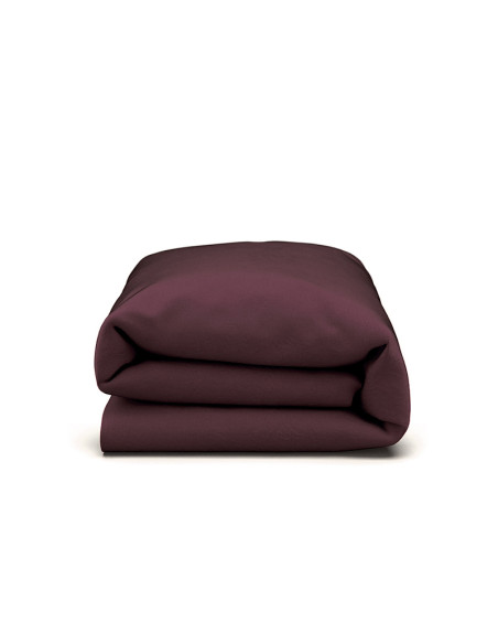 Dark Ruby Linen Duvet Cover