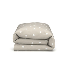 Buttons Linen Duvet Cover