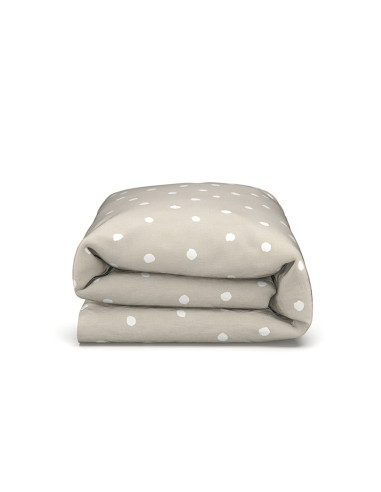Buttons Linen Duvet Cover