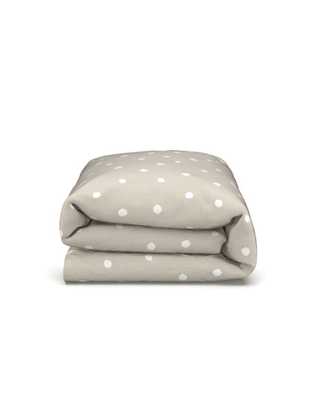 Buttons Linen Toddler Duvet Cover
