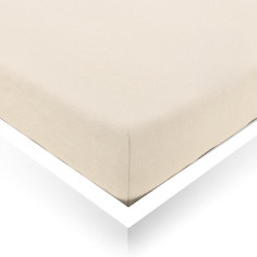 Vanilla Linen Baby Fitted Sheet