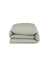 Olive Green Linen Duvet Cover