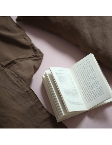 Mocha Linen Pillowcase