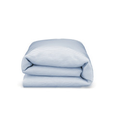 Summer Blues Linen Toddler Duvet Cover