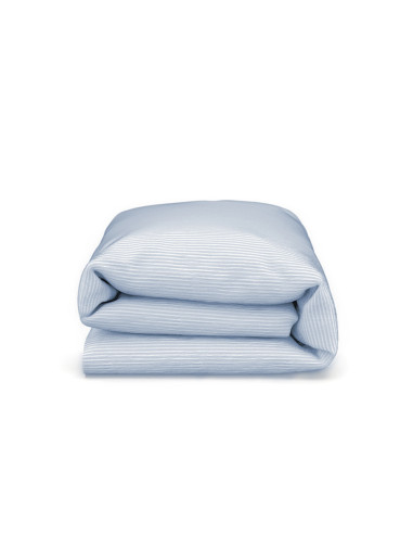 Summer Blues Linen Toddler Duvet Cover
