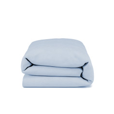 Soft Blue Linen Duvet Cover