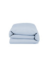 Soft Blue Linen Duvet Cover